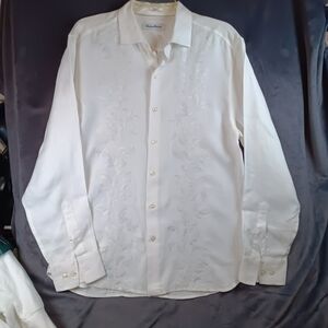 Tommy Bahama White Dress Shirt Size M